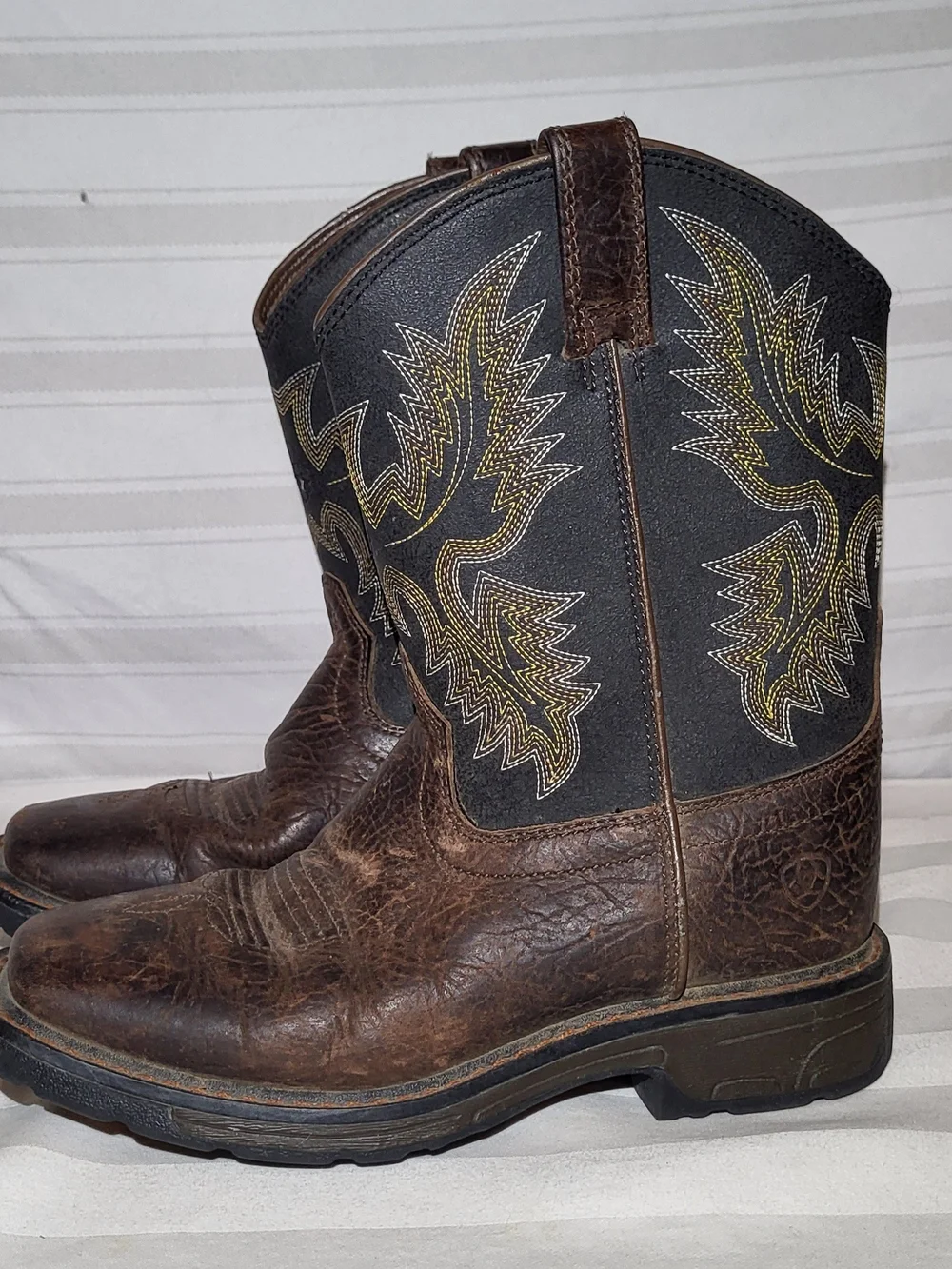 Ariat Boys Brown Leather Western Boots
